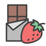 Boxy z truskawkową czekoladą